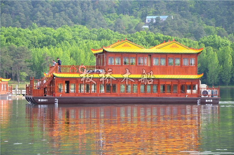 來(lái)安縣白鷺島森林公園80人餐飲畫(huà)舫船